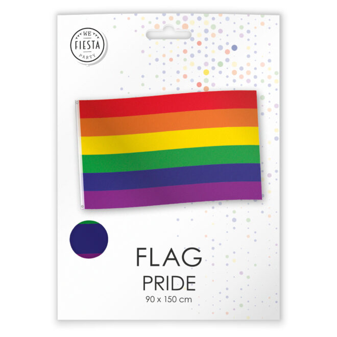 Vlag - regenboog - 150cm x 90cm