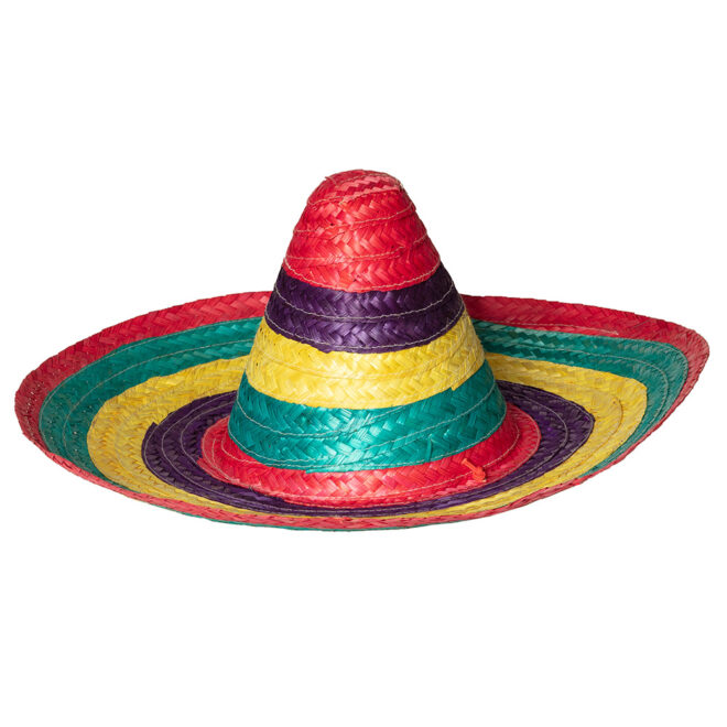 Sombrero Puebla veelkleurig