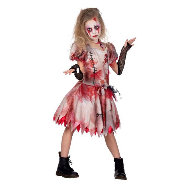 Kinderjurk Halloween met bloed