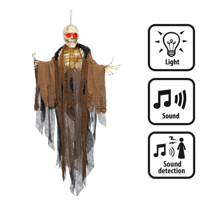 Hangdecoratie Creepy Mummy (160cm)