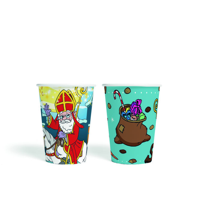 Sinterklaas Bekers (210ml) - 8 stuks